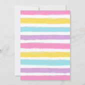 Invitation Anniversaire de la fête d'hiver de pingouin (Dos)