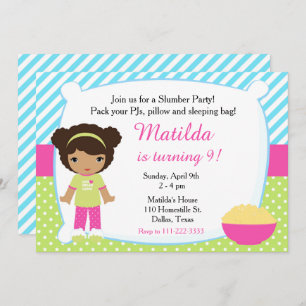 Invitation Anniversaire de la fête du bois d'oeuvre afro-amér