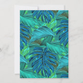 Invitation Anniversaire de la feuille poster de animal de la (Dos)