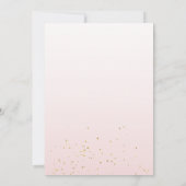 Invitation Anniversaire de la fille de la croupe r (Dos)