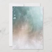 Invitation Anniversaire de la fille de sirène magique (Dos)