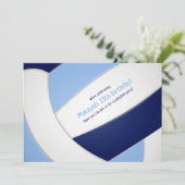 Invitation anniversaire de la fille de volley-ball de la mari (Debout devant)