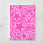 Invitation Anniversaire de la fille rose, fête des Besties ro (Dos)