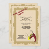 Invitation Anniversaire de la Fleur de Lis (Devant / Derrière)