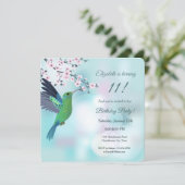 Invitation Anniversaire de la floraison des cerisiers d'colib (Debout devant)