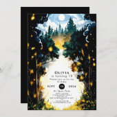 Invitation Anniversaire de la forêt (Devant / Derrière)
