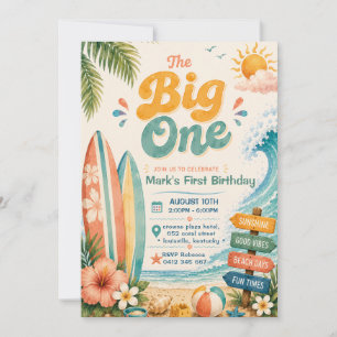 Invitation Anniversaire de la Grande Première Plage