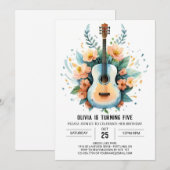 Invitation Anniversaire de la guitare ludique (Devant / Derrière)