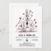 Invitation Anniversaire de la guitare ludique (Devant / Derrière)