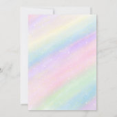 Invitation Anniversaire de la licorne (Dos)