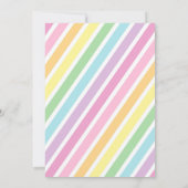 Invitation Anniversaire de la licorne (Dos)