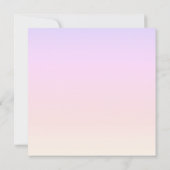 Invitation Anniversaire de la licorne (Dos)