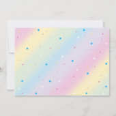 Invitation Anniversaire de la licorne, Invitation  (Dos)