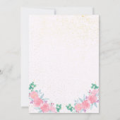 Invitation Anniversaire de la licorne, Invitation  (Dos)