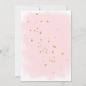 Invitation Anniversaire de la licorne, Pastel Unicorn, Arc en (Dos)