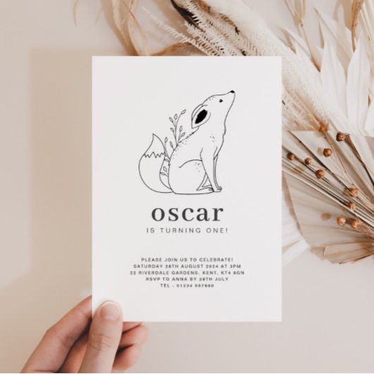 Invitation Anniversaire de la ligne Fox