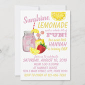 Invitation Anniversaire de la limonade (Devant)
