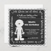 Invitation Anniversaire de la maman de Hocus Pocus (Devant / Derrière)