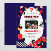 Invitation Anniversaire de la Marine et de la Course noire In (Devant / Derrière)