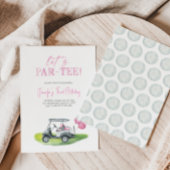 Invitation Anniversaire De La Mini Golf Par-tee