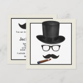 Invitation Anniversaire de la Moustache de Mans (Devant / Derrière)