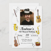 Invitation Anniversaire de la musique (Devant / Derrière)