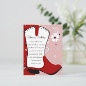 Invitation Anniversaire de la naissance de la fille (Debout devant)