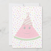 Invitation Anniversaire de la pastèque (Dos)