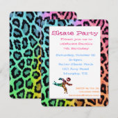 Invitation Anniversaire de la patinoire Leopard Ra (Devant / Derrière)