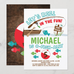 Invitation Anniversaire de la pêche