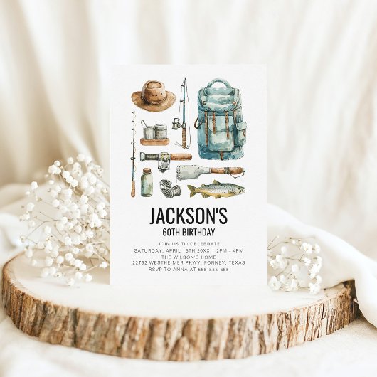 Invitation Anniversaire de la pêche