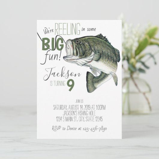 Invitation Anniversaire de la pêche (Debout devant)