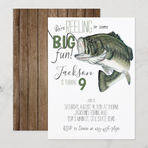 Invitation Anniversaire de la pêche