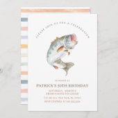 Invitation Anniversaire de la pêche (Devant / Derrière)