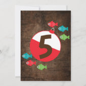 Invitation Anniversaire de la pêche (Dos)