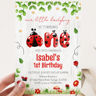 Invitation Anniversaire de la Petite Coccinelle