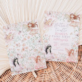 Invitation Anniversaire de la Petite Fée Flutter et Twirl