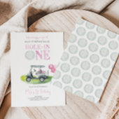 Invitation Anniversaire de la petite fille de golf