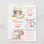 Invitation Anniversaire de la petite pâtisserie (Devant)