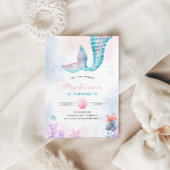 Invitation Anniversaire de la petite sirène