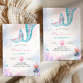 Invitation Anniversaire de la petite sirène