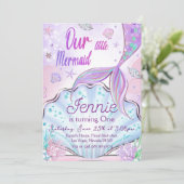 Invitation Anniversaire De La Petite Sirène Sous La Fête De L (Debout devant)