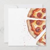 Invitation Anniversaire de la Pizza (Dos)