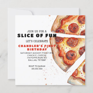 Invitation Anniversaire de la Pizza