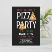Invitation Anniversaire de la Pizza (Debout devant)