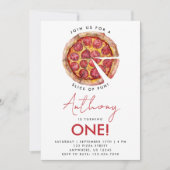 Invitation Anniversaire de la Pizza (Devant)