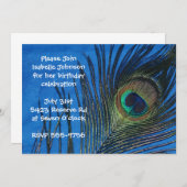 Invitation Anniversaire de la plaie bleue (Devant / Derrière)