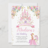 Invitation Anniversaire de la princesse (Devant)