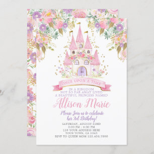 Invitation Anniversaire de la princesse
