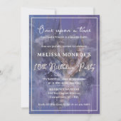 Invitation Anniversaire de la Princesse Blue Castle (Devant)
